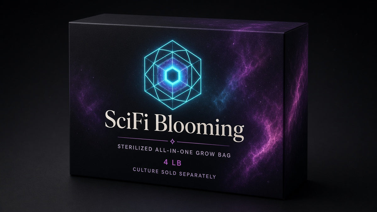 SciFi Blooming sterilized all-in-one grow bag box